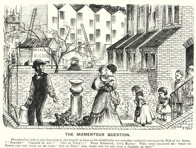 Cartone animato di Punch: La domanda importante da English School