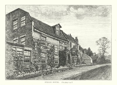 Casa Purley (incisione) da English School