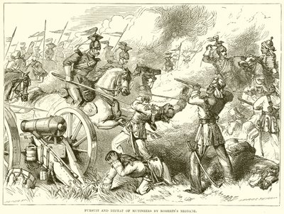 Inseguimento e sconfitta dei ribelli dalla brigata di Roberts da English School