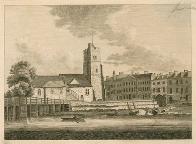 Ponte e Chiesa di Putney, Londra da English School