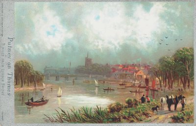 Putney sul fiume Tamigi da English School