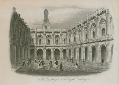 Cortile della Royal Exchange, Londra da English School