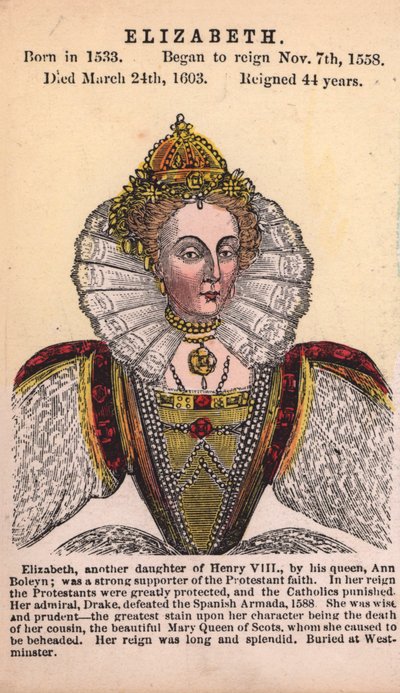Regina Elisabetta I da English School