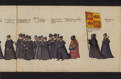 Processione Funebre della Regina Elisabetta I da English School
