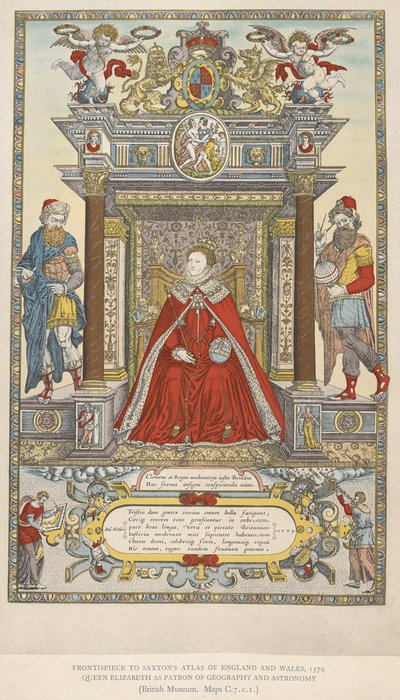 La regina Elisabetta come patrona della geografia e dell