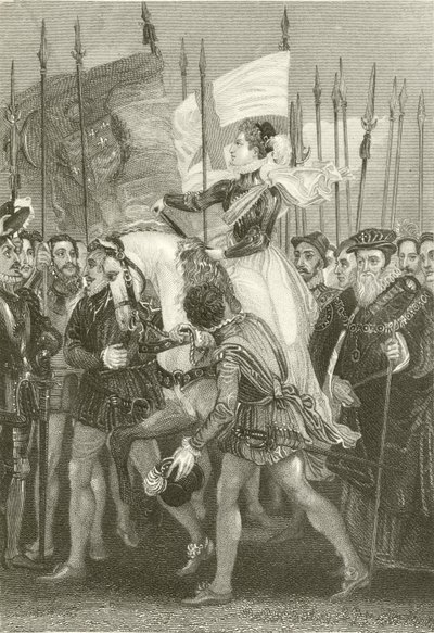 Regina Elisabetta a Tilbury Fort da English School