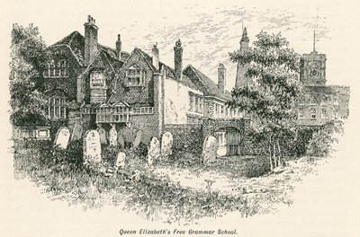 Scuola gratuita di grammatica della Regina Elisabetta, St Saviours, Southwark da English School