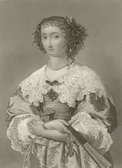 Regina Enrichetta Maria, regina di re Carlo I da English School
