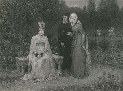 Regina Isabella e le sue dame, Re Riccardo II da English School
