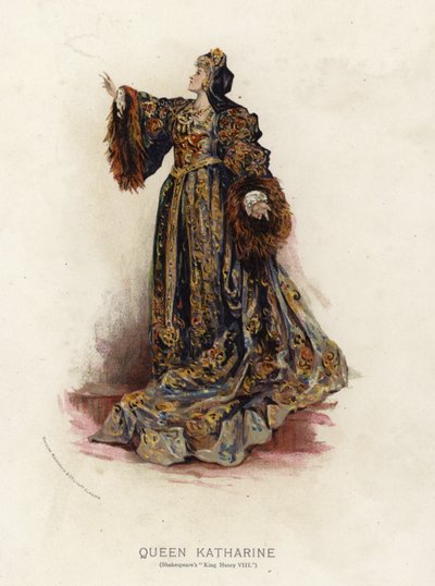 Regina Caterina da Enrico VIII di Shakespeare da English School