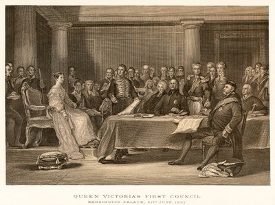 Il primo consiglio della Regina Vittoria da English School