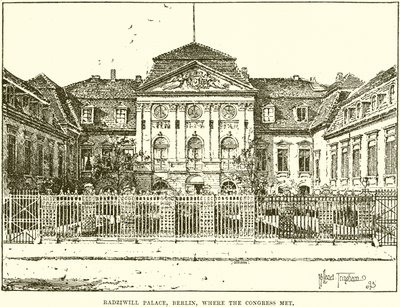 Palazzo Radziwill, Berlino, dove si è riunito il Congresso da English School