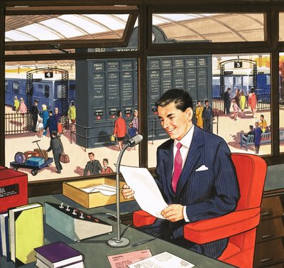 Annunciatore della stazione ferroviaria da English School