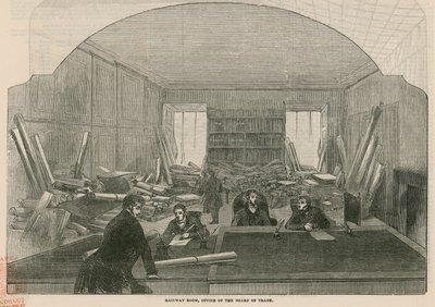 Sala ferroviaria, ufficio del Consiglio del Commercio da English School