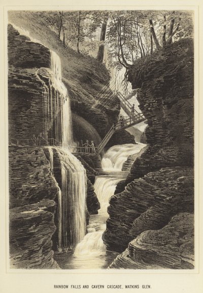 Cascate Arcobaleno e Cascata della Caverna, Watkins Glen da English School