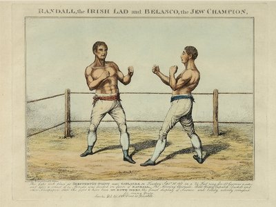 Randall, il ragazzo irlandese e Belasco, il campione ebreo (inciso da Williams) da English School