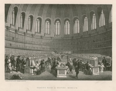 Sala di lettura nel British Museum da English School