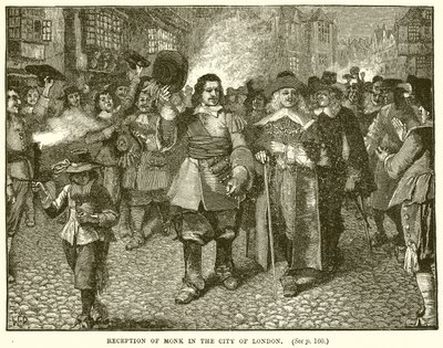 Accoglienza di Monk nella Città di Londra da English School