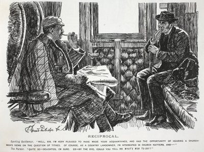 Reciproco, illustrazione da Punch da English School
