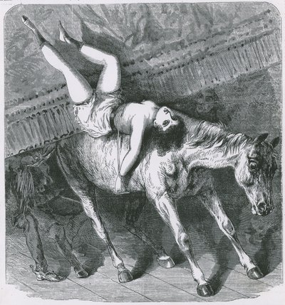 Ricordi del Teatro di Astley, Londra, il cavallo selvaggio dimentica la sua parte e il sipario purtroppo cala da English School