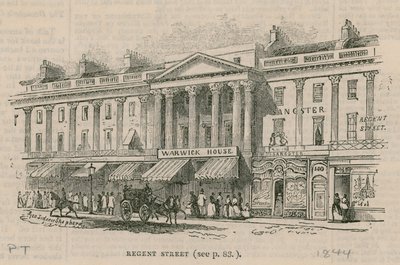 Regent Street, Londra, lato ovest da English School