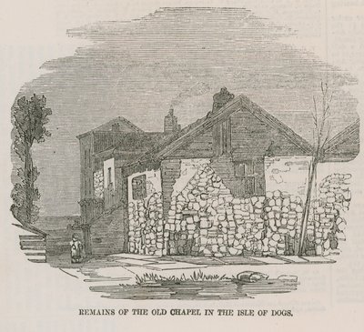 Resti della vecchia cappella nell