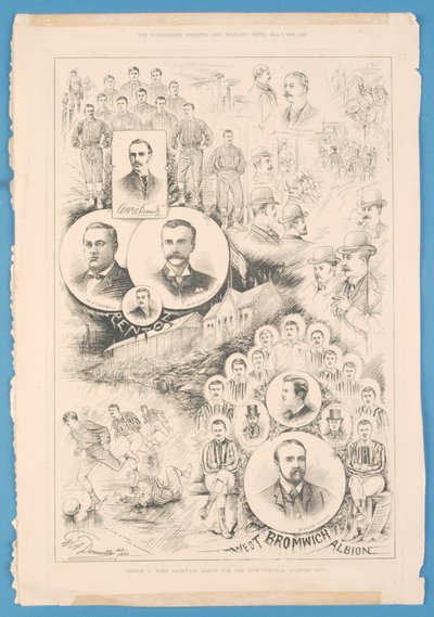 Renton vs. West Bromwich Albion, da The Illustrated Sporting and Dramatic News, 2 giugno 1888 da English School