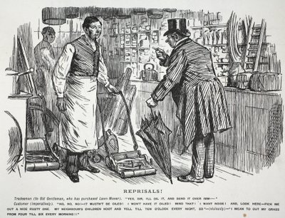 Rappresaglie!, illustrazione da Punch da English School