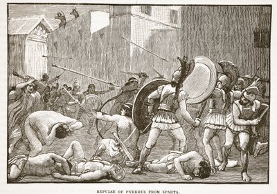 Respingimento di Pirro da Sparta da English School