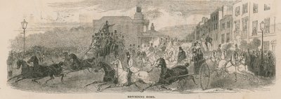 Ritorno a casa dopo Epsom: Kennington Turnpike da English School