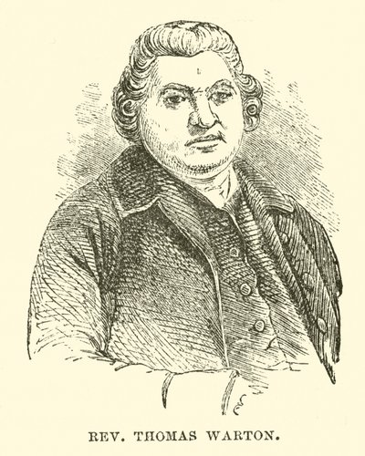 Rev Thomas Warton da English School