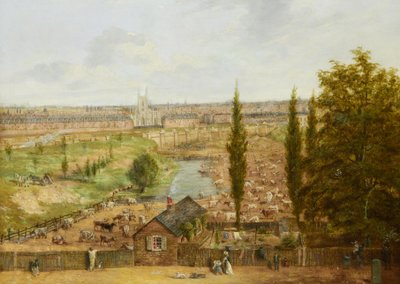 Fattoria Rhobess nel 1844 (ora Ampthill Square a Camden, Londra); reca iscrizione 