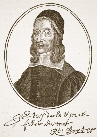 Richard Baxter, illustrazione da The Church of England: A History for the People di H.D.M. Spence-Jones da English School