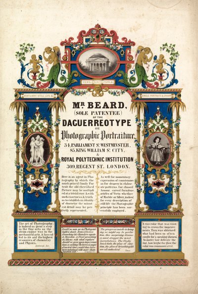 Studio fotografico di Richard Beard, aperto a Londra il 23 marzo 1841 da English School
