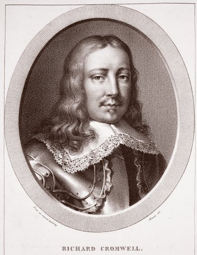 Richard Cromwell, attribuito a Maurin, inciso da de Langlume da English School