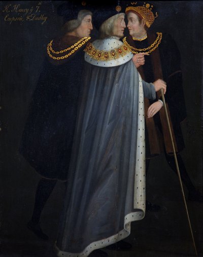 Richard Empson, Enrico VII e Edmund Dudley da English School