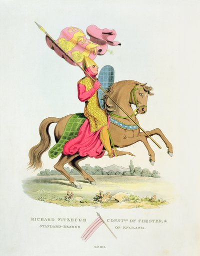 Riccardo Fitzhugh, Conestabile di Chester e Portabandiera d