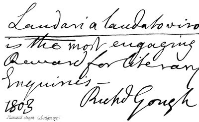 Richard Gough, (Antiquario) da English School