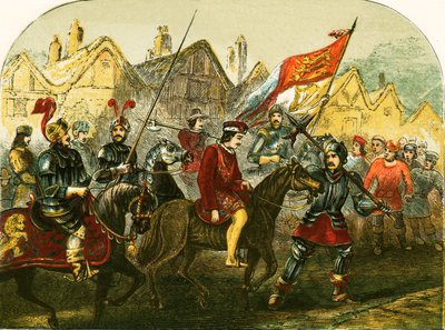 Riccardo II sfilato per le strade di Londra da English School