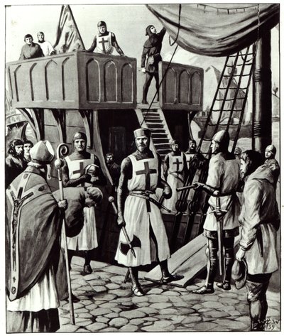 Riccardo I parte per la Terra Santa, 1939 da English School