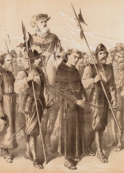 Richard Thirkill, "Sorvegliato dallo Sceriffo e dai suoi uomini" da English School