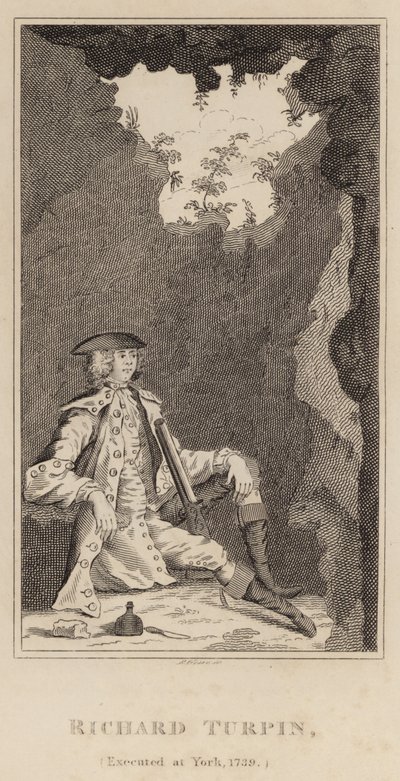 Richard Turpin, giustiziato a York, 1739 da English School