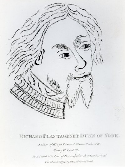 Riccardo di York, 3° Duca di York, pubblicato nel 1792 da English School