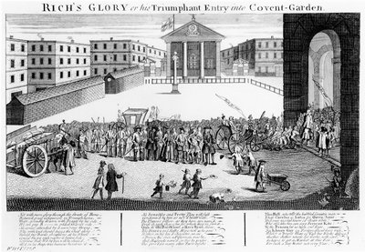 La Gloria di Rich o il suo Trionfale Ingresso a Covent-Garden da English School