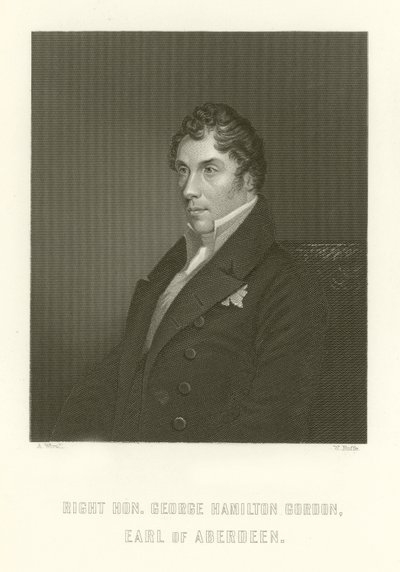 George Hamilton Gordon, Conte di Aberdeen da English School