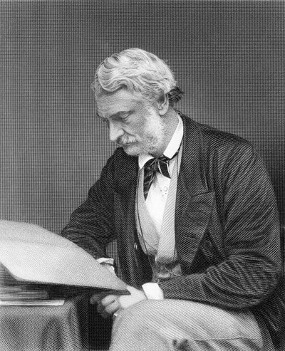 Onorevole Lord John Manners, inciso da G. Cook da una fotografia di S.A. Walker da English School