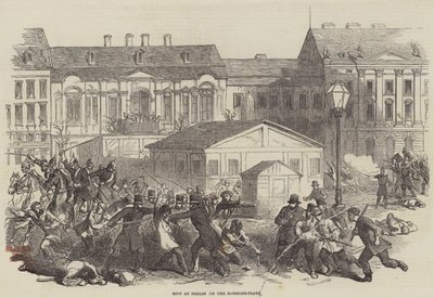 Rivolta a Berlino sulla Domhofs-Platz da English School