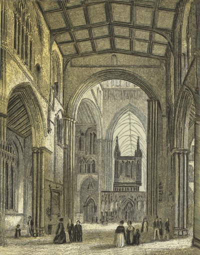Cattedrale di Ripon, Vista della Navata da English School