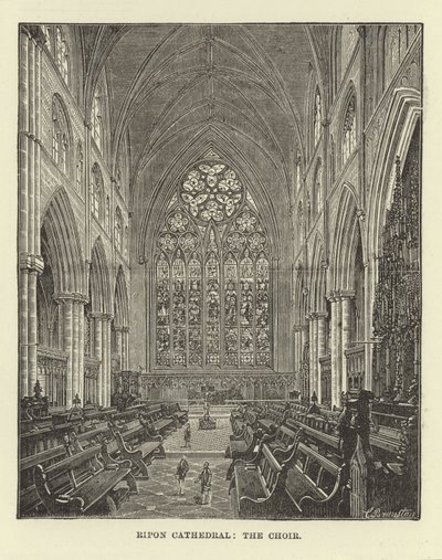 Cattedrale di Ripon, il coro da English School