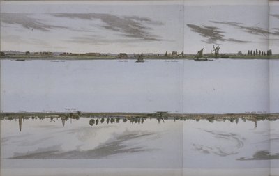Panorama del Tamigi, c.1829 da English School